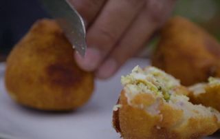 préparation coxinhas brésiliennes